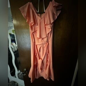 Coral girls dress casual